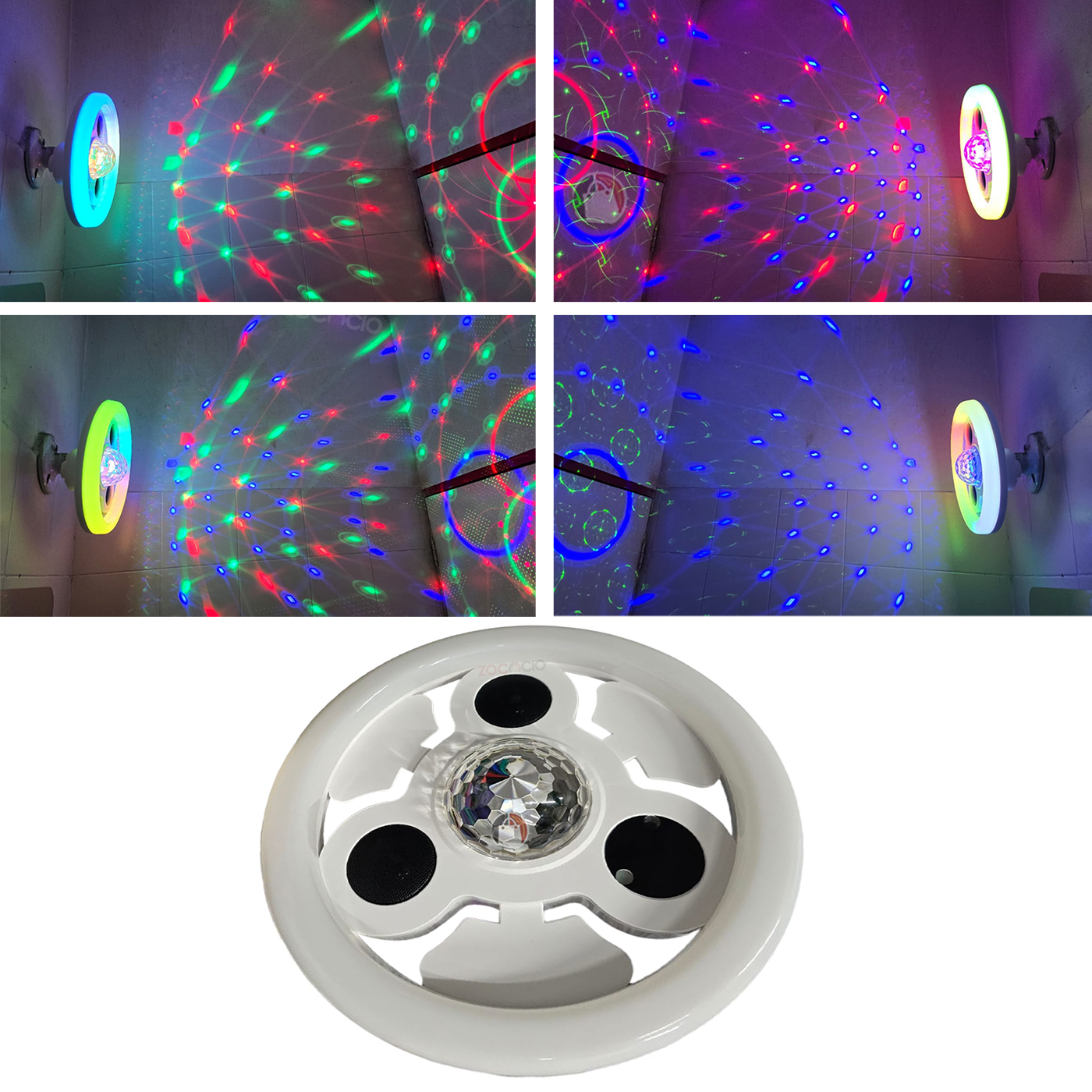 Bombilla Lampara Led Con Figuras De Colo